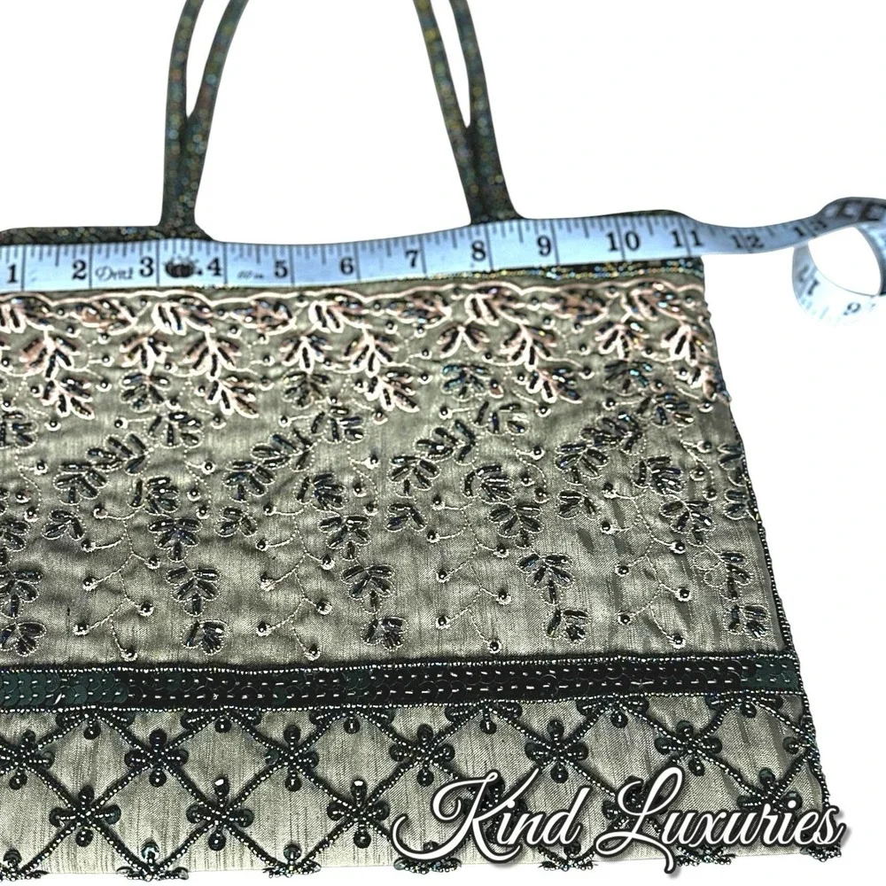 Vintage New Old Stock Beaded And Sequined Bag